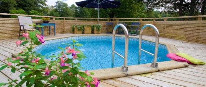 bygga pool