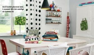 Lenas inspiration - arbetsrum med mönster och passion 3 Inspiration arbetsrum - bordet mitt i rummet