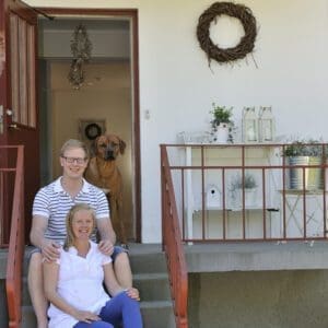 Lantlig inredning - familjen samlad