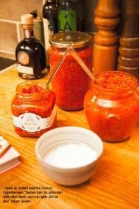 Smakrikt och gästvänligt hos jovan radomir 6 En av Jovan Radomirs favoriter - ajvar