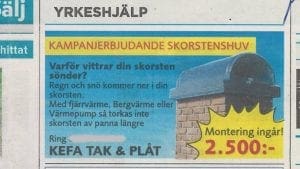 Varning för oseriöst företag! 1 oseriöst företag