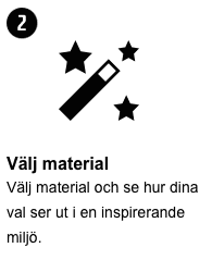 Byggmax byggplanerare välj material