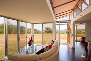 Hus av container Costa Rica interiör 1