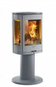 Välj rätt kamin och elda miljövänligt! 3 Välja kamin Contura plåtkamin grå