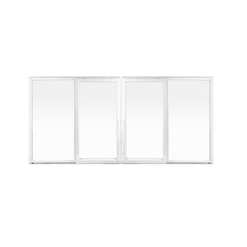 Nordiska fönster skjutdörrsparti pvc 4-delat 3-glas 1 Nordiska Fönster Skjutdörrsparti PVC 4-delat 3-glas