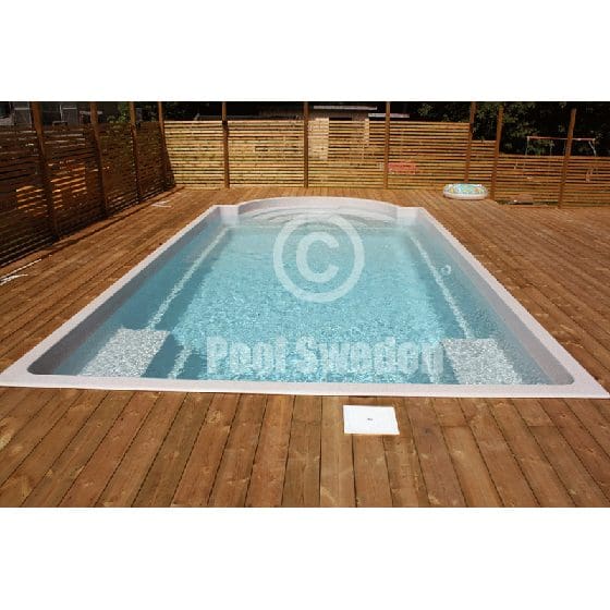 Pool sweden compact topaz med lågt pooltak 2 Pool Sweden Compact Topaz med lågt Pooltak - Bild 2