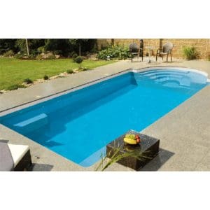 Pool Sweden Compact Topaz med lågt Pooltak