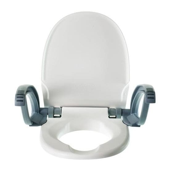 Seniortoo toalettsitsförhöjning 2 cm med armstöd 1 Seniortoo Toalettsitsförhöjning 2 CM Med Armstöd