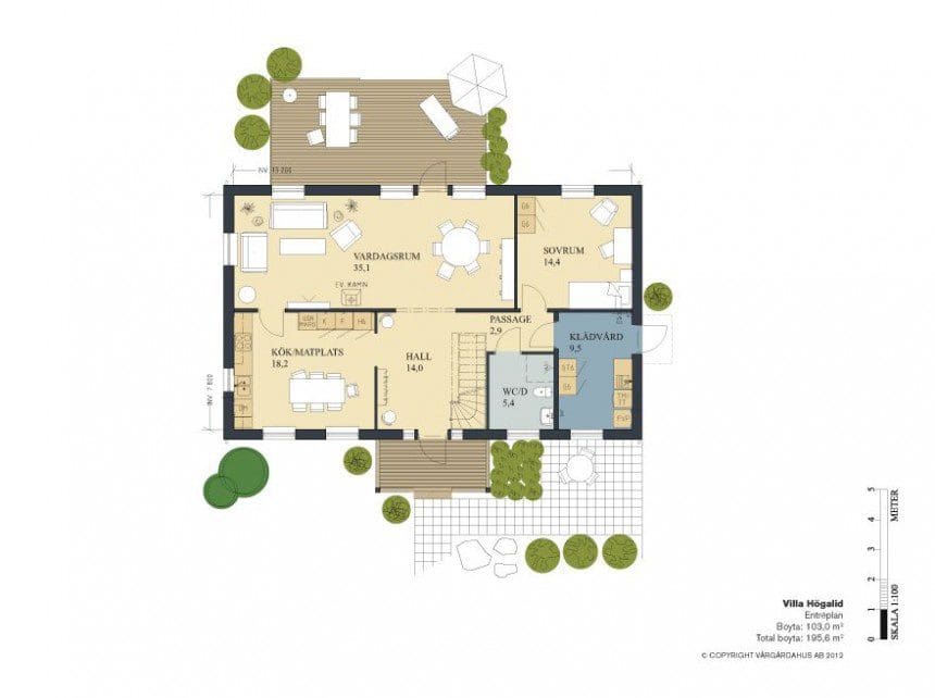 Vårgårdahus villa högalid 2 VårgårdaHus Villa Högalid - Bild 2