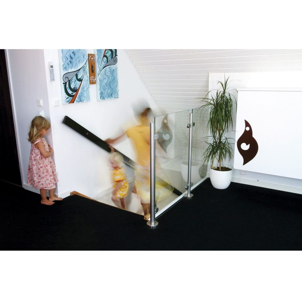 Vetro glasräcke design- toppmonterat utan överliggare 1 Vetro Glasräcke Design- Toppmonterat utan överliggare