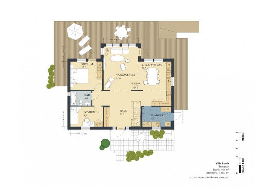 Vårgårdahus villa lovik 2 VårgårdaHus Villa Lovik - Bild 2