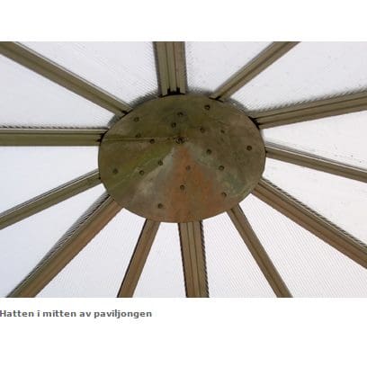 Glashusen sexkantigt växthus linné 4 Glashusen Sexkantigt växthus Linné - Bild 4
