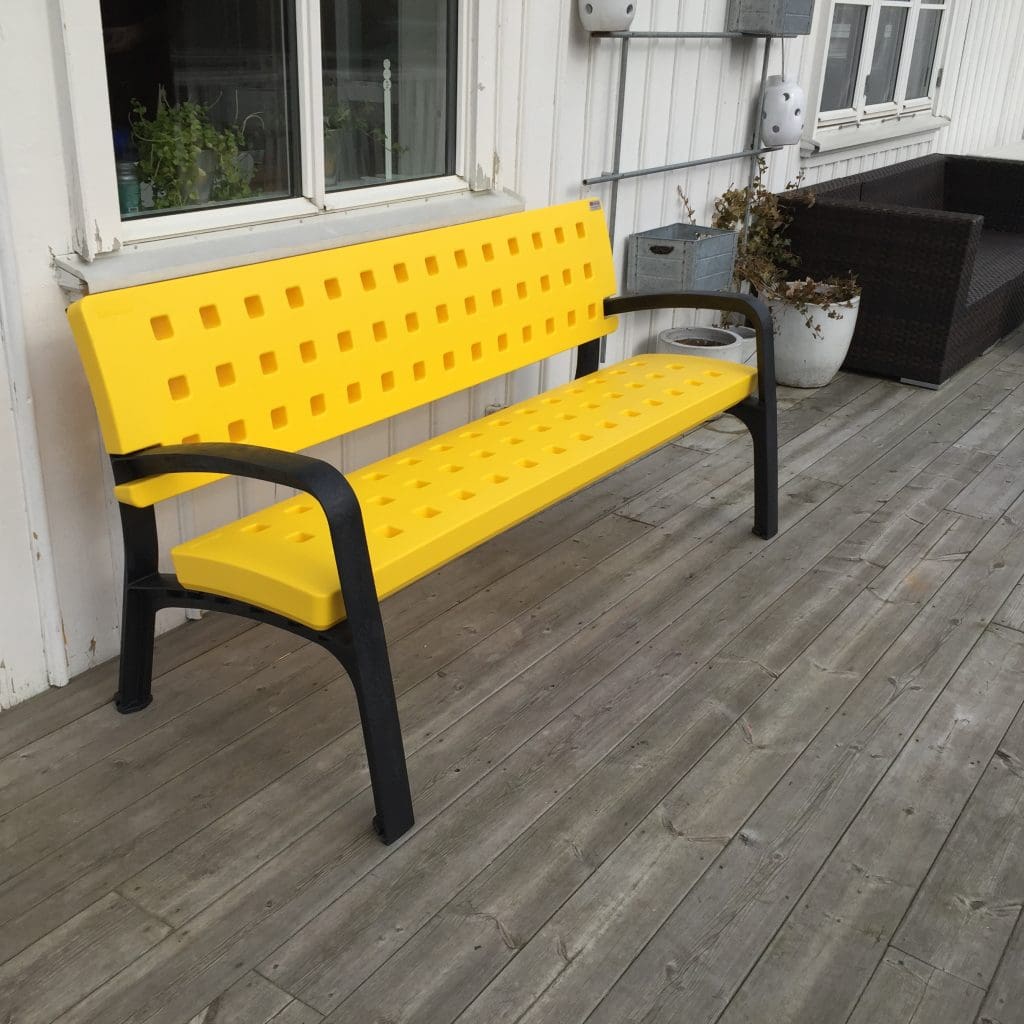 Solkungen plastbänk 4 Solkungen Plastbänk - Bild 4
