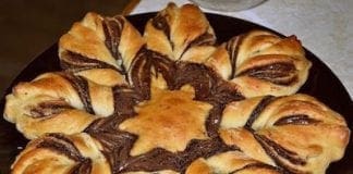 Stjärnbröd med nutella
