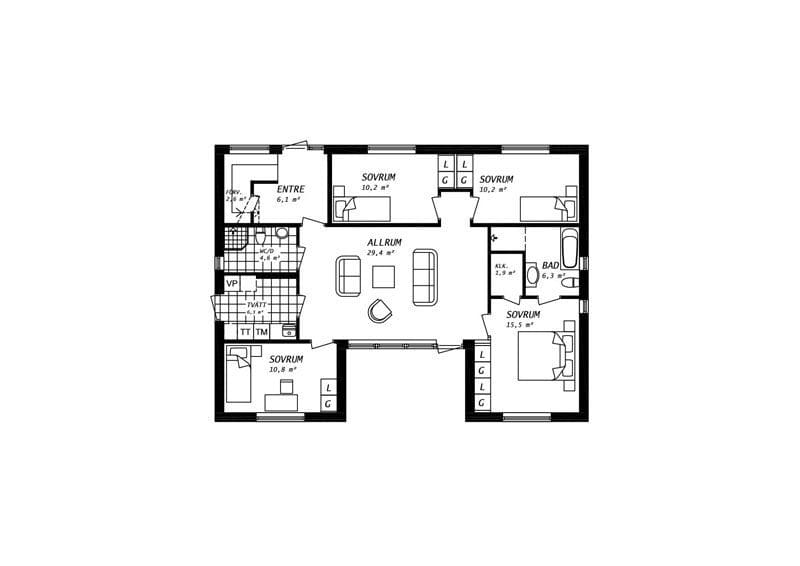 Mjöbäcksvillan haväng 2 Mjöbäcksvillan-Havang_Planlsning_vning_1_Modernt