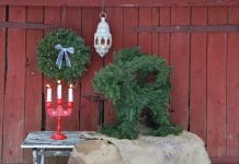 Julbock av granris du gör själv till din trädgård julbock Anna Forslund