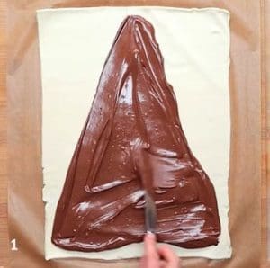 Julgranskaka med nutella - recept 1 Julgranskaka med nutella