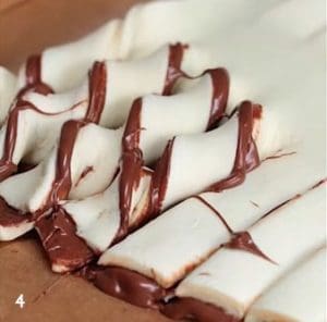 Julgranskaka med nutella - recept 4 Julgranskaka med nutella