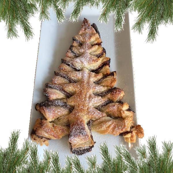 Julgranskaka med nutella