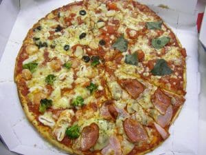 julskinka pizza