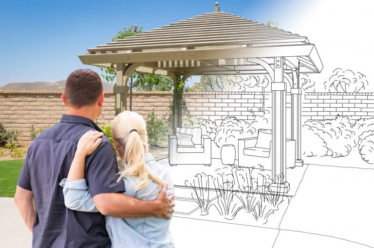 Bygg pergola till trädgården i vår 7 kontrollera taket efter sommaren 4
