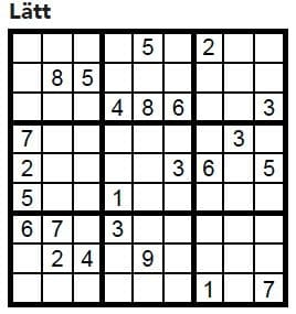 Sudoku Villaliv nr 3, 2017