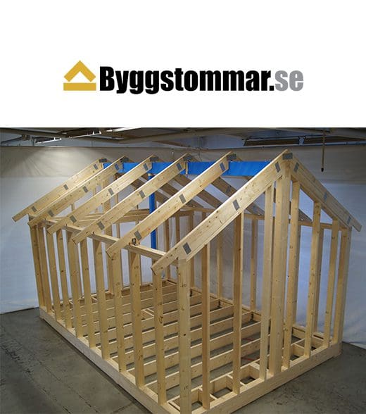 Bygg eget attefallshus med öppen takstomme, vecka 7 1 Attefallshus