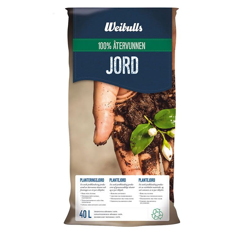 Weibulls 100% återvunnen jord 40l 1 Weibulls 100% Återvunnen jord 40l