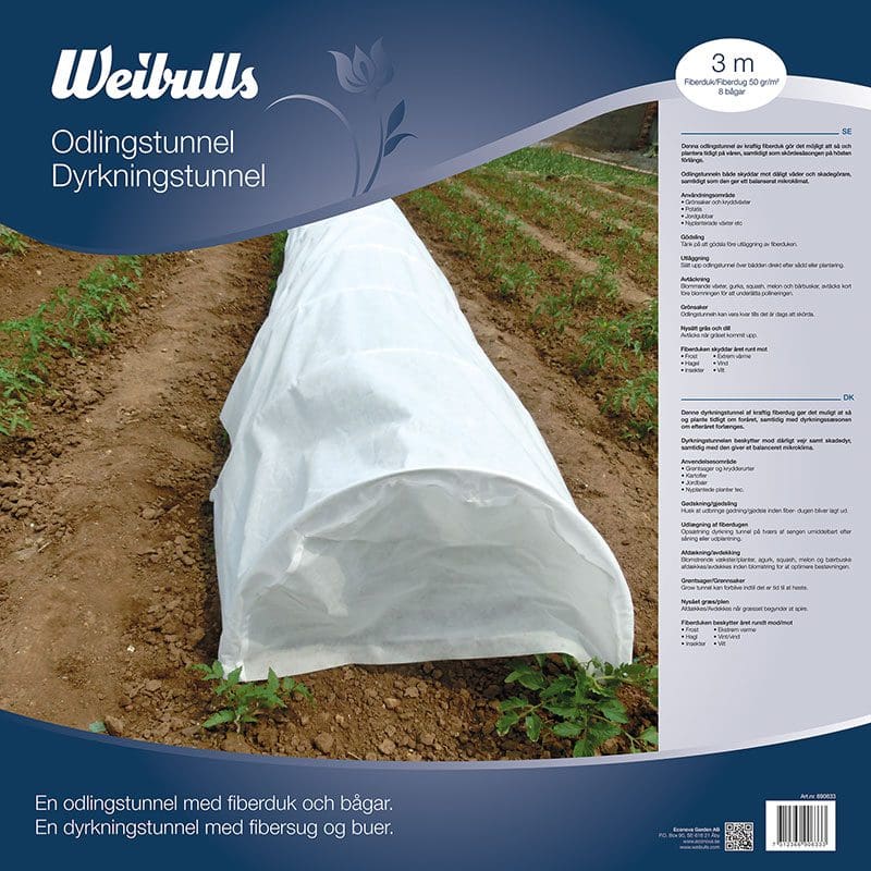 Weibulls odlingstunnel 3m, 5m 1 Weibulls Odlingstunnel 3m
