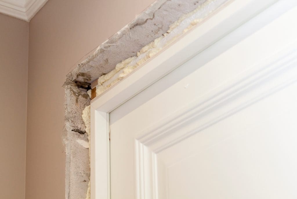 stänga dörröppning