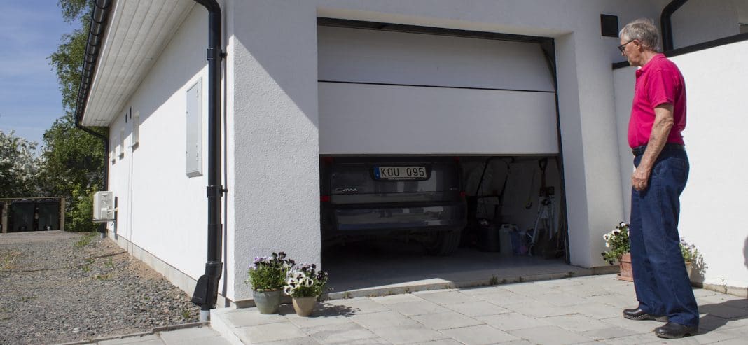 enkelgarage i betong