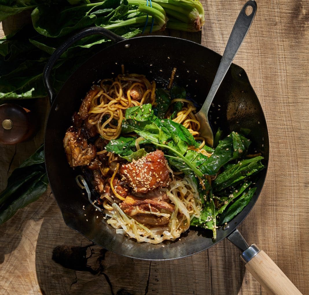 Kyckling i teriyakisås