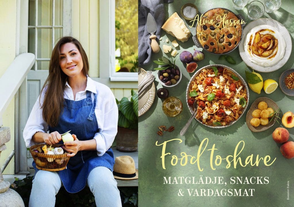 Halloumiwrap med vitlökssås med mynta och granatäpple 2 food to share