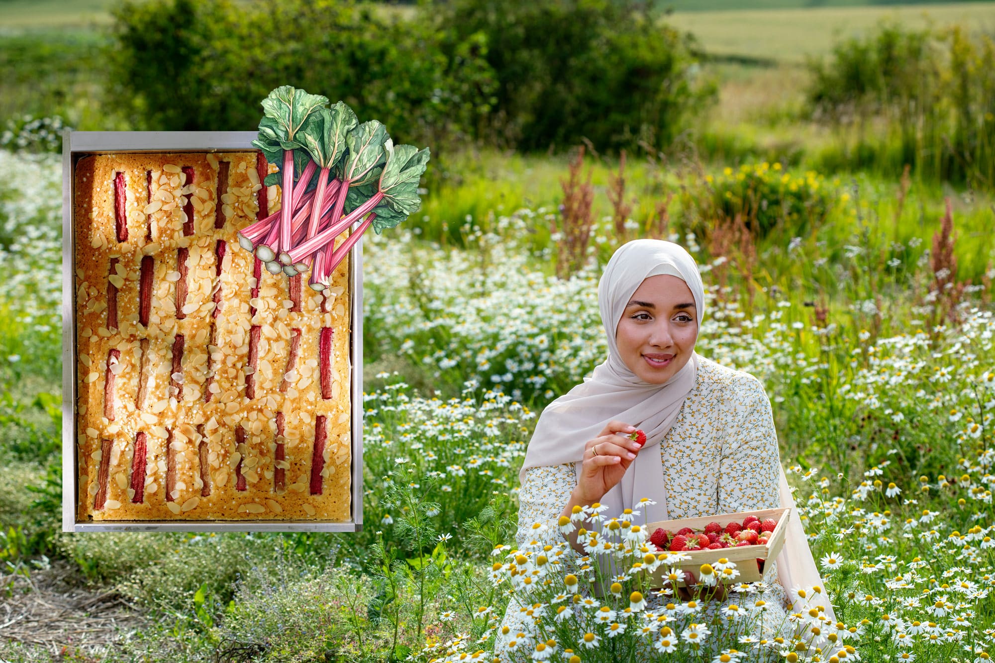 Baka ljuvliga mazarinrutor med rabarber – recept och tips