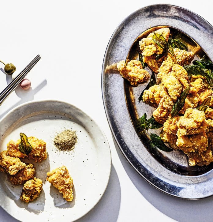 popcorn chicken recept