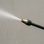 Tvätta fasaden med högtryckstvätt 3