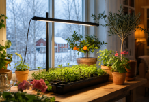 Växtbelysning förlänger odlingsåret långt utanför trädgårdssäsongen