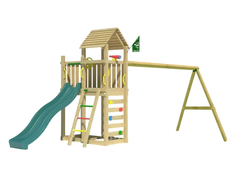 Gungställning Jungle Gym Safari med rutschkana